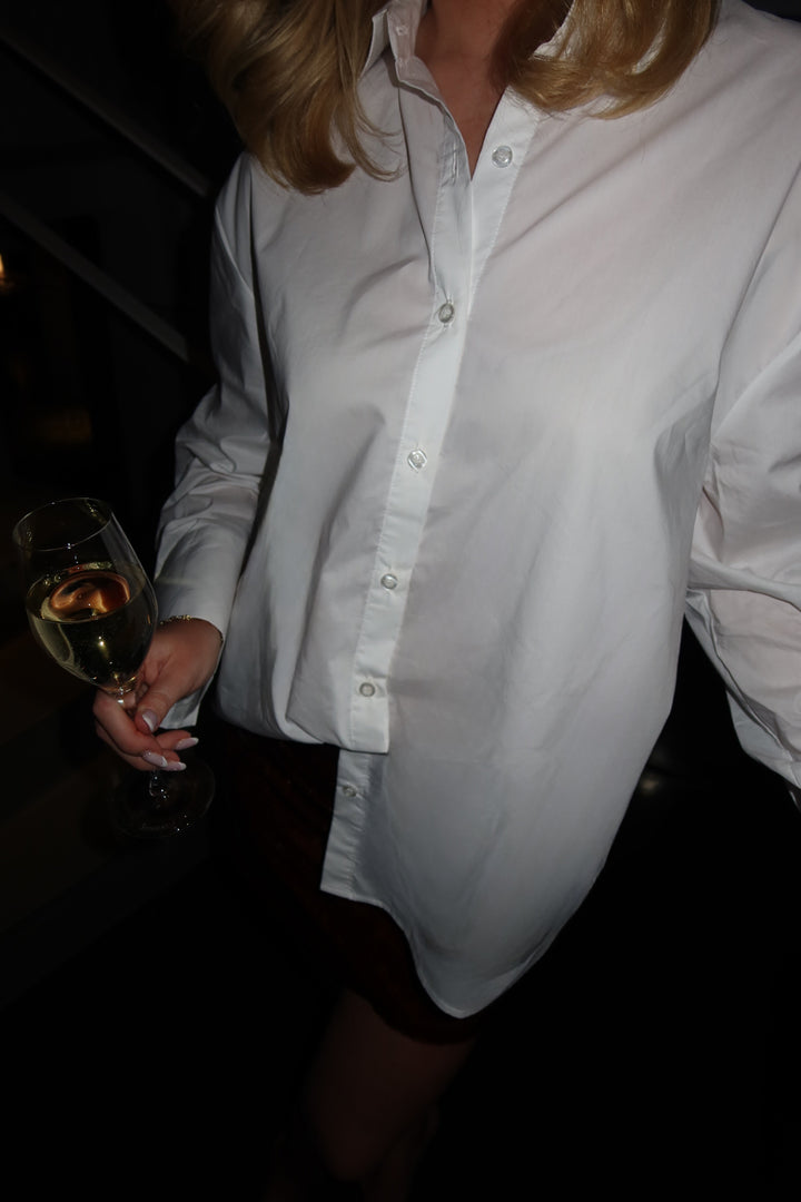 Chloe Oversized Shirt - White