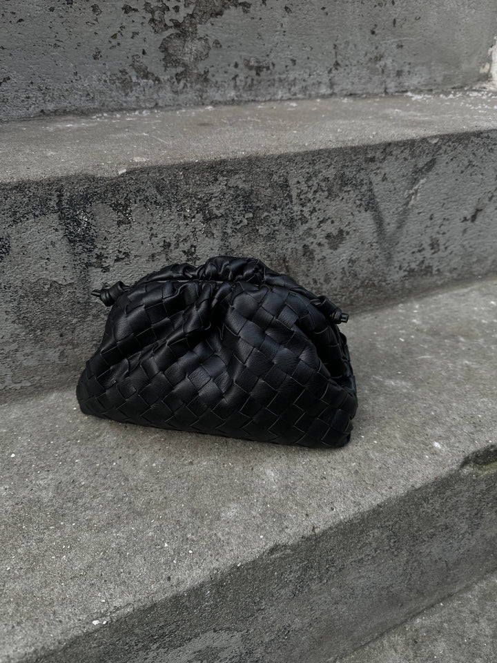 Aya Small Clutch - Black