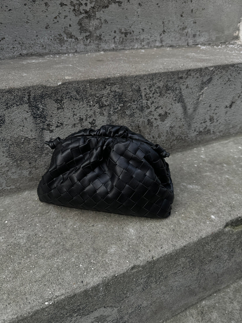 Aya Small Clutch - Black