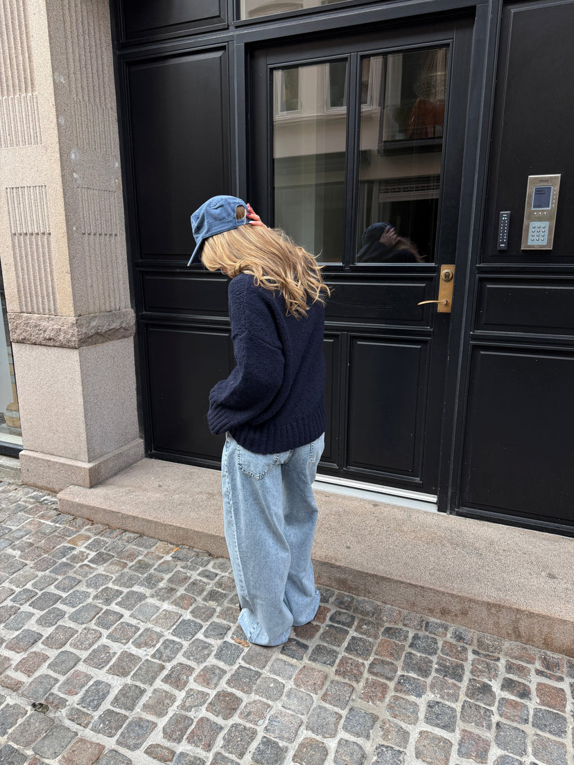 Elsa Washed Cap - Denim Blue