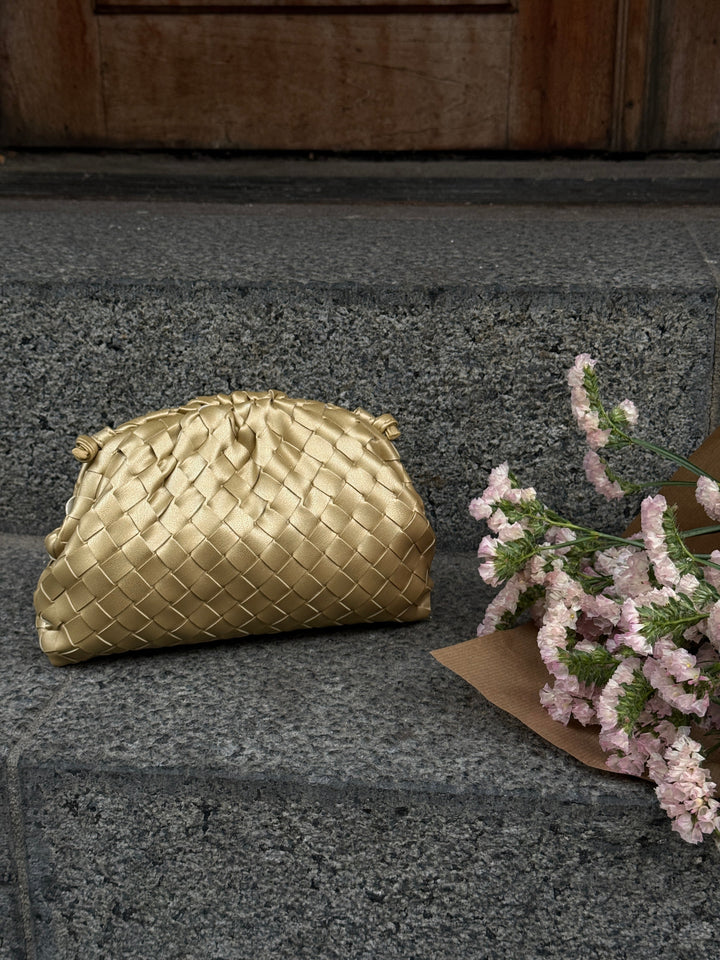 Aya Small Clutch - Gold