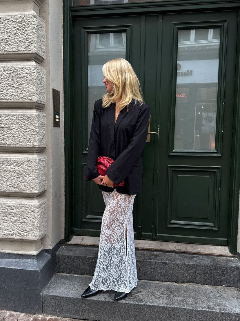Aisha Lace Skirt - White