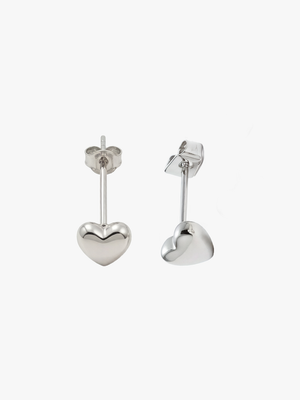 Kate Mini Heart Earrings - Stainless Steel