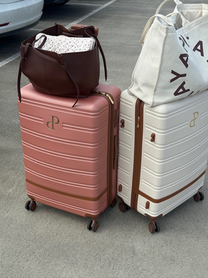 Check-In Suitcase - Dusty Pink