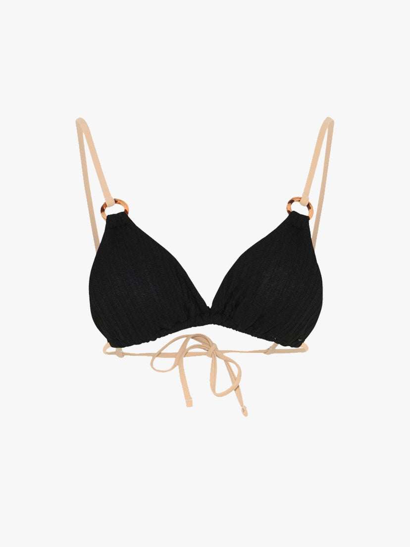 Ditte Bikini Top - Black
