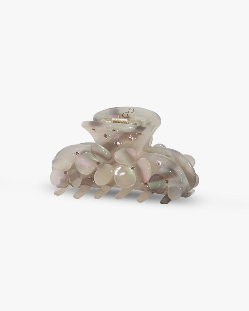 Ellen Flower Hairclip - Beige